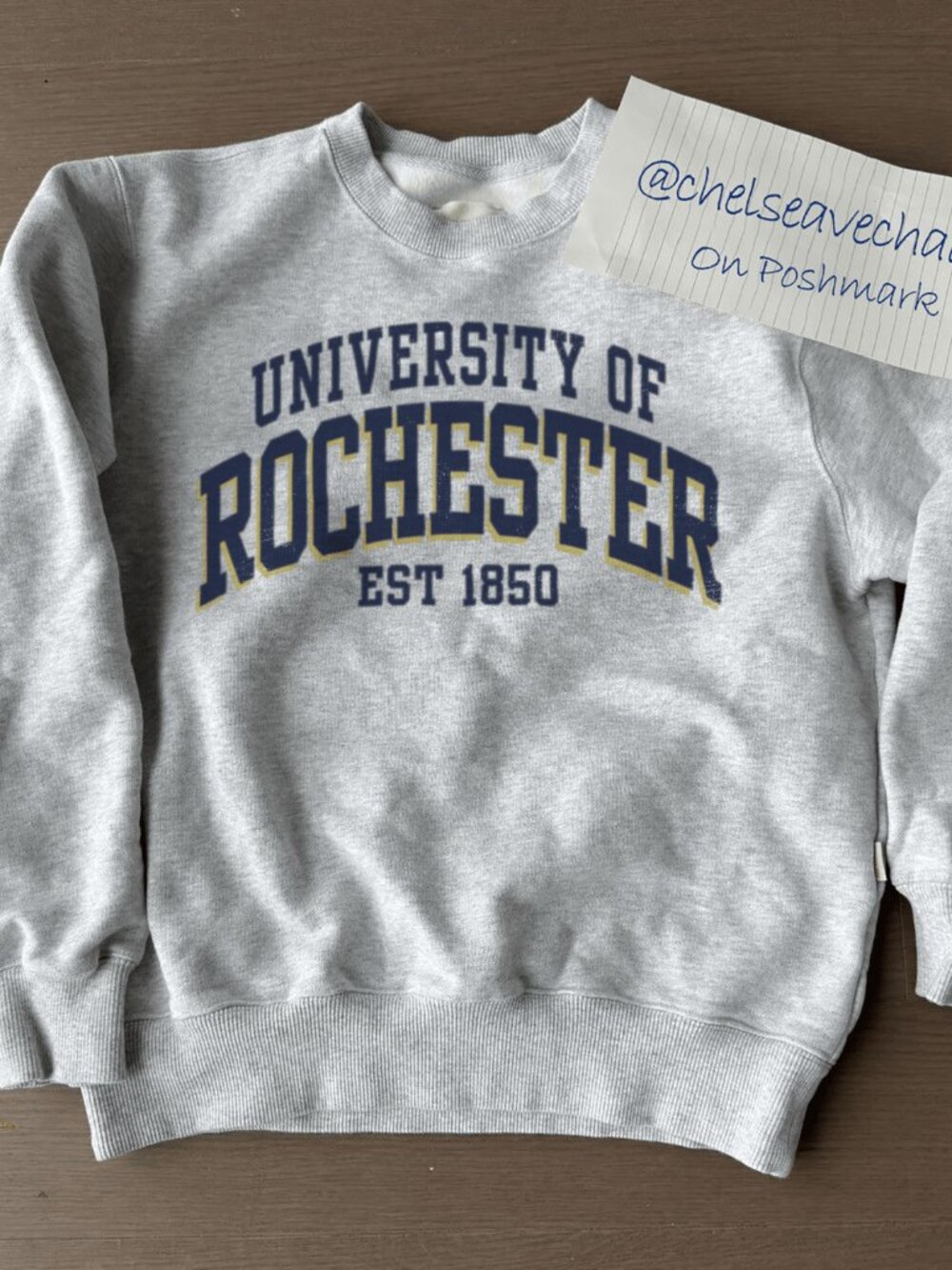 Vintage University of Rochester 1850 Sweatshirt, Rochester State College Shirt